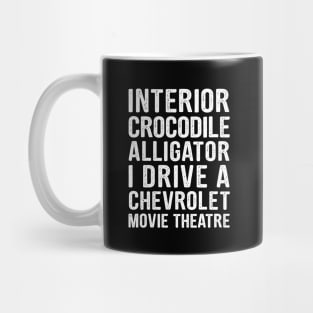 MEME INTERIOR CROCODILE ALLIGATOR FUNNY Mug